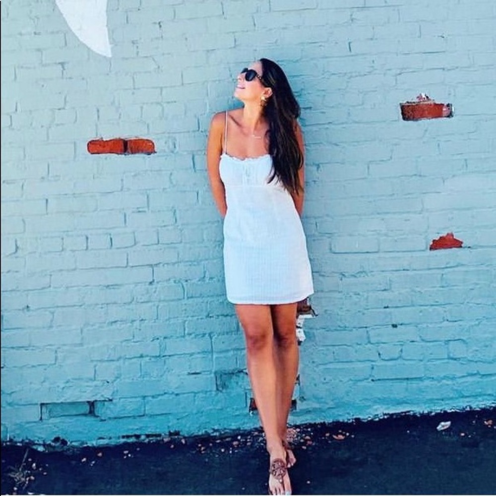 Mini white dress